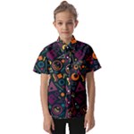 Random, Abstract, Forma, Cube, Triangle, Creative Kids  Short Sleeve Shirt