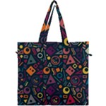 Random, Abstract, Forma, Cube, Triangle, Creative Canvas Travel Bag