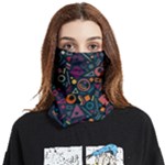 Random, Abstract, Forma, Cube, Triangle, Creative Face Covering Bandana (Two Sides)