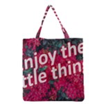 Indulge in life s small pleasures  Grocery Tote Bag