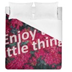 Indulge in life s small pleasures  Duvet Cover (Queen Size)