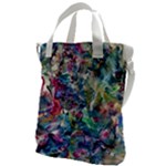 Abstract confluence Canvas Messenger Bag