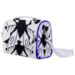 Black Silhouette Artistic Hand Draw Symbol Wb Satchel Shoulder Bag