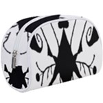 Black Silhouette Artistic Hand Draw Symbol Wb Make Up Case (Large)