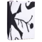 Black Silhouette Artistic Hand Draw Symbol Wb Playing Cards Single Design (Rectangle) with Custom Box