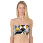 Pattern Tile Squares Triangles Seamless Geometry Bandeau Top