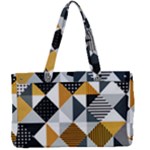 Pattern Tile Squares Triangles Seamless Geometry Canvas Work Bag