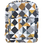 Pattern Tile Squares Triangles Seamless Geometry Full Print Backpack