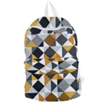 Pattern Tile Squares Triangles Seamless Geometry Foldable Lightweight Backpack