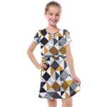Pattern Tile Squares Triangles Seamless Geometry Kids  Cross Web Dress
