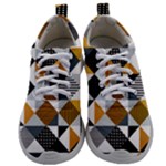 Pattern Tile Squares Triangles Seamless Geometry Mens Athletic Shoes