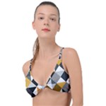 Pattern Tile Squares Triangles Seamless Geometry Knot Up Bikini Top