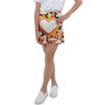Valentine s Day Design Heart Love Poster Decor Romance Postcard Youth Fun Kids  Tennis Skirt