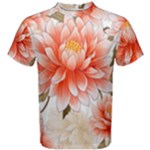 Flowers Plants Sample Design Rose Garden Flower Decoration Love Romance Bouquet Men s Cotton T-Shirt