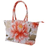 Flowers Plants Sample Design Rose Garden Flower Decoration Love Romance Bouquet Canvas Shoulder Bag