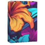 Hibiscus Flowers Colorful Vibrant Tropical Garden Bright Saturated Nature Playing Cards Single Design (Rectangle) with Custom Box