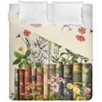 Books Flowers Book Flower Flora Floral Duvet Cover Double Side (California King Size)