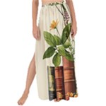 Books Flowers Book Flower Flora Floral Maxi Chiffon Tie-Up Sarong