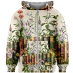 Books Flowers Book Flower Flora Floral Kids  Zipper Hoodie Without Drawstring