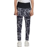 Rebel Life: Typography Black and White Pattern Kids  Skirted Pants