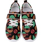 Abstract Geometric Pattern Men s Velcro Strap Shoes