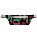 Abstract Geometric Pattern Active Waist Bag