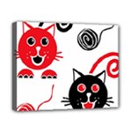 Cat Little Ball Animal Canvas 10  x 8  (Stretched)