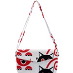 Cat Little Ball Animal Removable Strap Clutch Bag