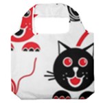 Cat Little Ball Animal Premium Foldable Grocery Recycle Bag