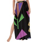 Abstract Pattern Flora Flower Maxi Chiffon Tie-Up Sarong