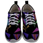 Abstract Pattern Flora Flower Mens Athletic Shoes