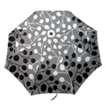 Abstract Nature Black White Folding Umbrellas