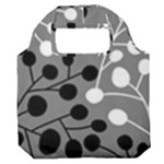 Abstract Nature Black White Premium Foldable Grocery Recycle Bag