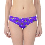 Abstract Background Cross Hashtag Hipster Bikini Bottoms