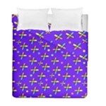 Abstract Background Cross Hashtag Duvet Cover Double Side (Full/ Double Size)