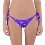 Abstract Background Cross Hashtag Reversible Bikini Bottoms