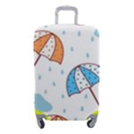Rain Umbrella Pattern Water Luggage Cover (Small)