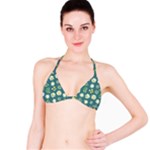 Drawing Flowers Meadow White Classic Bikini Top