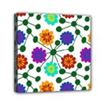 Bloom Plant Flowering Pattern Mini Canvas 6  x 6  (Stretched)