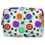 Bloom Plant Flowering Pattern Make Up Pouch (Medium)