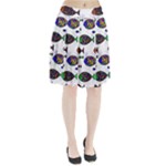 Fish Abstract Colorful Pleated Skirt