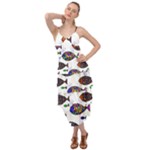 Fish Abstract Colorful Layered Bottom Dress