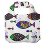 Fish Abstract Colorful Premium Foldable Grocery Recycle Bag