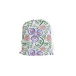 Bloom Nature Plant Pattern Drawstring Pouch (Small)