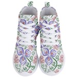 Bloom Nature Plant Pattern Women s Lightweight High Top Sneakers