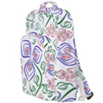 Bloom Nature Plant Pattern Double Compartment Backpack