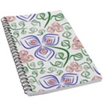 Bloom Nature Plant Pattern 5.5  x 8.5  Notebook