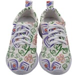 Bloom Nature Plant Pattern Kids Athletic Shoes