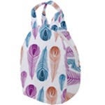 Pen Peacock Colors Colored Pattern Travel Backpack