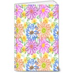 Bloom Flora Pattern Printing 8  x 10  Softcover Notebook